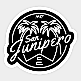 san junipero Sticker